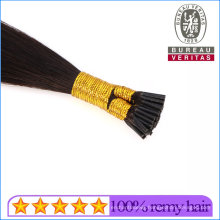 1b# Color Brazilian Hair Human Virgin Hair I Tip Hair Extension Remy Hair